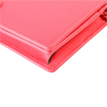 Load image into Gallery viewer, Gucci Marmont Monochrome Leather Mini Chain Wallet Pink
