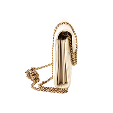 Load image into Gallery viewer, Gucci Marmont Chain Wallet Leather Crossbody Bag White
