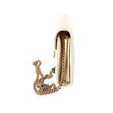 Load image into Gallery viewer, Gucci Marmont Chain Wallet Leather Crossbody Bag White
