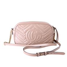 Load image into Gallery viewer, Gucci Marmont Small Leather Camera Bag Pink
