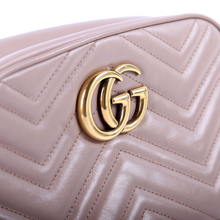 Load image into Gallery viewer, Gucci Marmont Small Leather Camera Bag Pink

