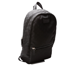 Load image into Gallery viewer, Gucci GG Nylon Slim Backpack Bag Black
