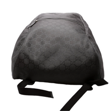 Load image into Gallery viewer, Gucci GG Nylon Slim Backpack Bag Black
