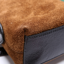 Load image into Gallery viewer, Gucci Ophidia GG Suede Leather Small Crossbody Bag Brown
