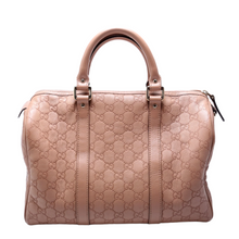 Load image into Gallery viewer, Gucci Joy Guccissima Leather Boston Bag Nude
