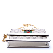 Load image into Gallery viewer, Gucci Queen Margaret Supreme Coated Canvas Chain Wallet Multicolor

