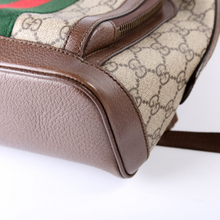 Load image into Gallery viewer, Gucci Ophidia Coated Canvas Backpack Bag Brown
