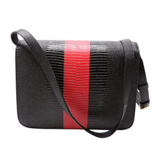 Load image into Gallery viewer, Burberry Brit Embossed Leather Crossbody Bag Black
