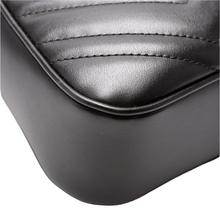 Load image into Gallery viewer, Gucci GG Marmont Small Leather Top Handle Bag Black
