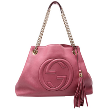 Load image into Gallery viewer, Gucci Soho Leather Shoulder Bag Medium Mauve
