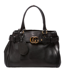 Load image into Gallery viewer, Gucci Running Leather Tote Bag Black
