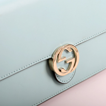 Load image into Gallery viewer, Gucci Interlocking G Calfskin Leather Icon Wallet Crossbody Ocean Wave
