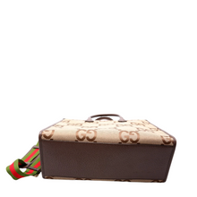 Load image into Gallery viewer, Gucci Jumbo GG Leather Tote Bag Brown
