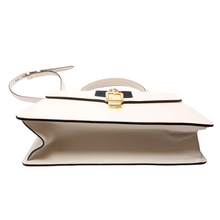 Load image into Gallery viewer, Gucci Sylvie Smooth Leather Top Handle Bag Medium White
