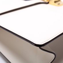 Load image into Gallery viewer, Gucci Sylvie Smooth Leather Top Handle Bag Medium White

