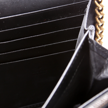 Load image into Gallery viewer, Gucci Marmont Leather Chain Wallet Black
