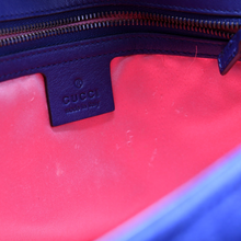 Load image into Gallery viewer, Gucci Marmont Velvet Medium Shoulder Bag Blue
