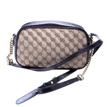 Load image into Gallery viewer, Gucci Marmont Small Canvas Camera Bag Beige

