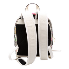 Load image into Gallery viewer, Gucci GG Supreme Ophidia Flora Canvas Backpack Bag White
