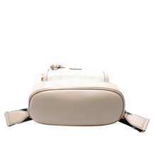 Load image into Gallery viewer, Gucci GG Supreme Canvas Buckle Backpack Bag Beige
