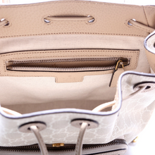 Load image into Gallery viewer, Gucci GG Supreme Canvas Buckle Backpack Bag Beige
