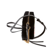 Load image into Gallery viewer, Gucci Marmont Small Velvet Camera Bag Black
