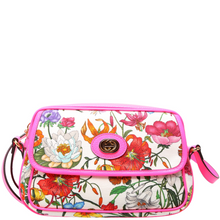 Load image into Gallery viewer, Gucci Flora Canvas Crossbody Bag Multicolor
