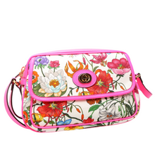 Load image into Gallery viewer, Gucci Flora Canvas Crossbody Bag Multicolor
