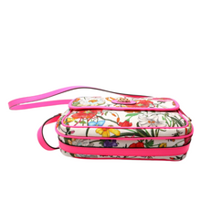 Load image into Gallery viewer, Gucci Flora Canvas Crossbody Bag Multicolor
