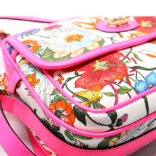 Load image into Gallery viewer, Gucci Flora Canvas Crossbody Bag Multicolor
