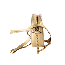 Load image into Gallery viewer, Gucci Marmont Mini Round Leather Crossbody Bag Bicolor
