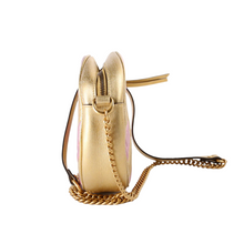Load image into Gallery viewer, Gucci Marmont Mini Round Leather Crossbody Bag Bicolor
