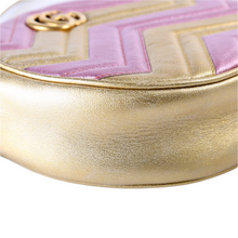 Load image into Gallery viewer, Gucci Marmont Mini Round Leather Crossbody Bag Bicolor
