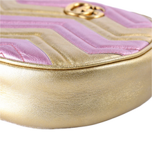 Load image into Gallery viewer, Gucci Marmont Mini Round Leather Crossbody Bag Bicolor
