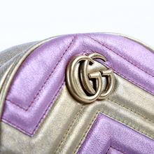 Load image into Gallery viewer, Gucci Marmont Mini Round Leather Crossbody Bag Bicolor

