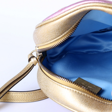 Load image into Gallery viewer, Gucci Marmont Mini Round Leather Crossbody Bag Bicolor
