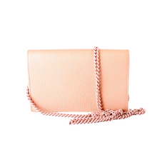 Load image into Gallery viewer, Gucci Marmont Monochrome Leather Mini Chain Wallet Pink
