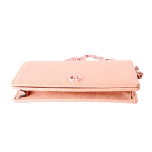 Load image into Gallery viewer, Gucci Marmont Monochrome Leather Mini Chain Wallet Pink
