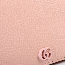 Load image into Gallery viewer, Gucci Marmont Monochrome Leather Mini Chain Wallet Pink
