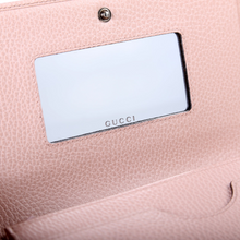 Load image into Gallery viewer, Gucci Marmont Monochrome Leather Mini Chain Wallet Pink
