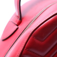 Load image into Gallery viewer, Gucci Marmont Leather Backpack Bag Red
