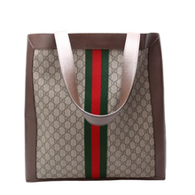Load image into Gallery viewer, Gucci Ophidia Soft GG Supreme Coated Canvas Large Tote Bag Brown
