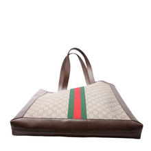 Load image into Gallery viewer, Gucci Ophidia Soft GG Supreme Coated Canvas Large Tote Bag Brown
