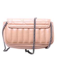Load image into Gallery viewer, Gucci Marmont Aria Leather Super Mini Flap Shoulder Bag Tan
