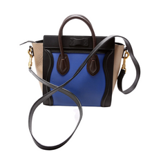 Load image into Gallery viewer, Celine Luggage Nano Leather Tote Bag Tricolor
