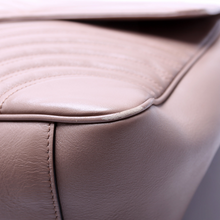 Load image into Gallery viewer, Gucci Marmont Large Leather Shoulder Bag Nude
