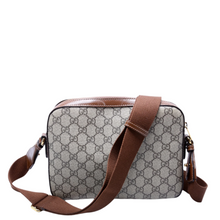 Load image into Gallery viewer, Gucci Interlocking GG Coated Canvas Messenger Bag Brown
