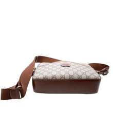 Load image into Gallery viewer, Gucci Interlocking GG Coated Canvas Messenger Bag Brown
