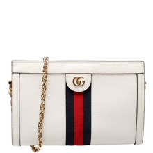 Load image into Gallery viewer, Gucci Ophidia Leather Shoulder Bag Small Cream
