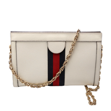 Load image into Gallery viewer, Gucci Ophidia Leather Shoulder Bag Small Cream
